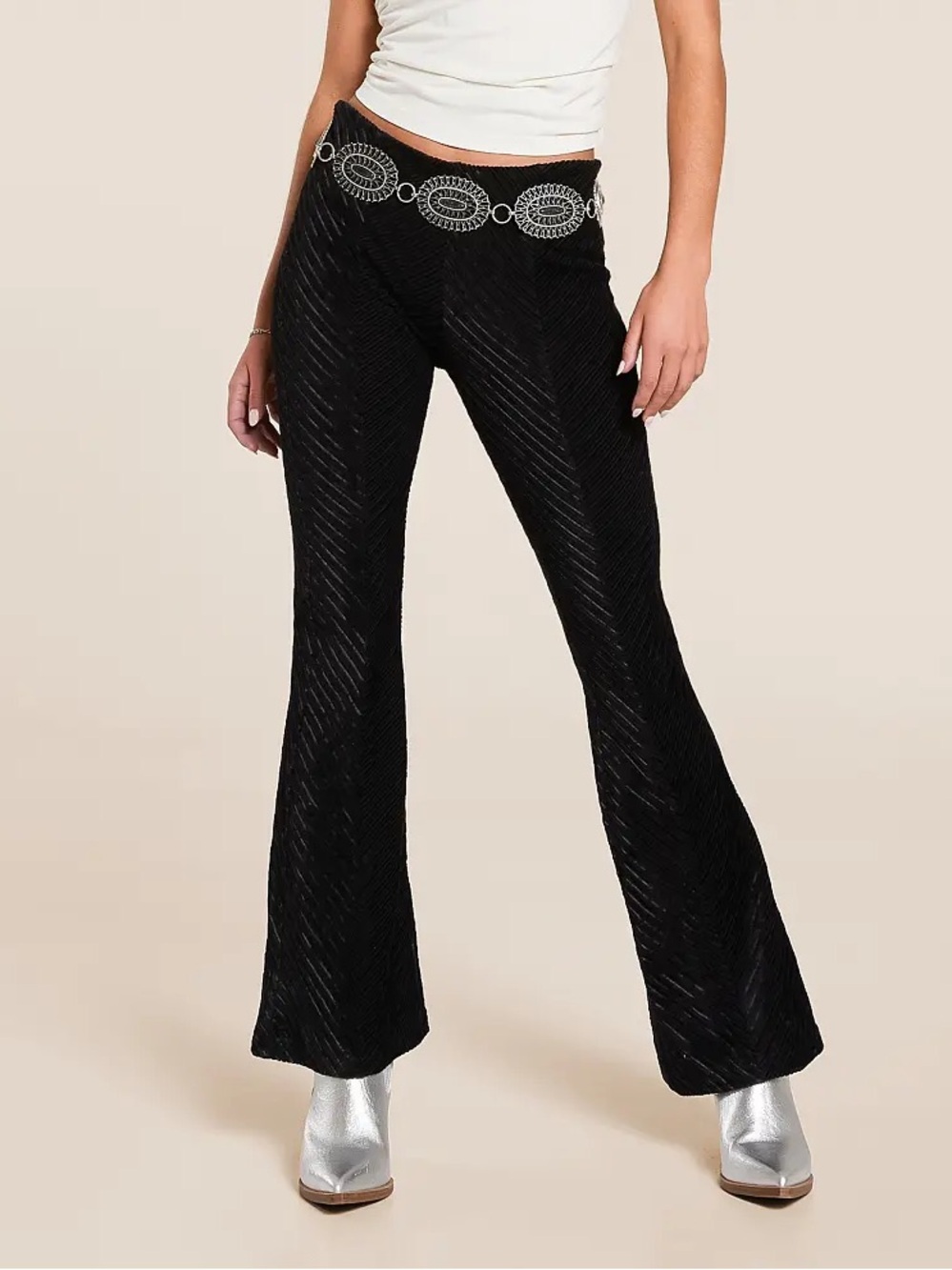 Free People Penny Pull On Velvet Pants